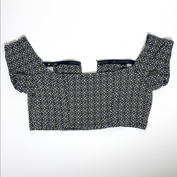 Free People Print Crop Top - Picture 3 of 6